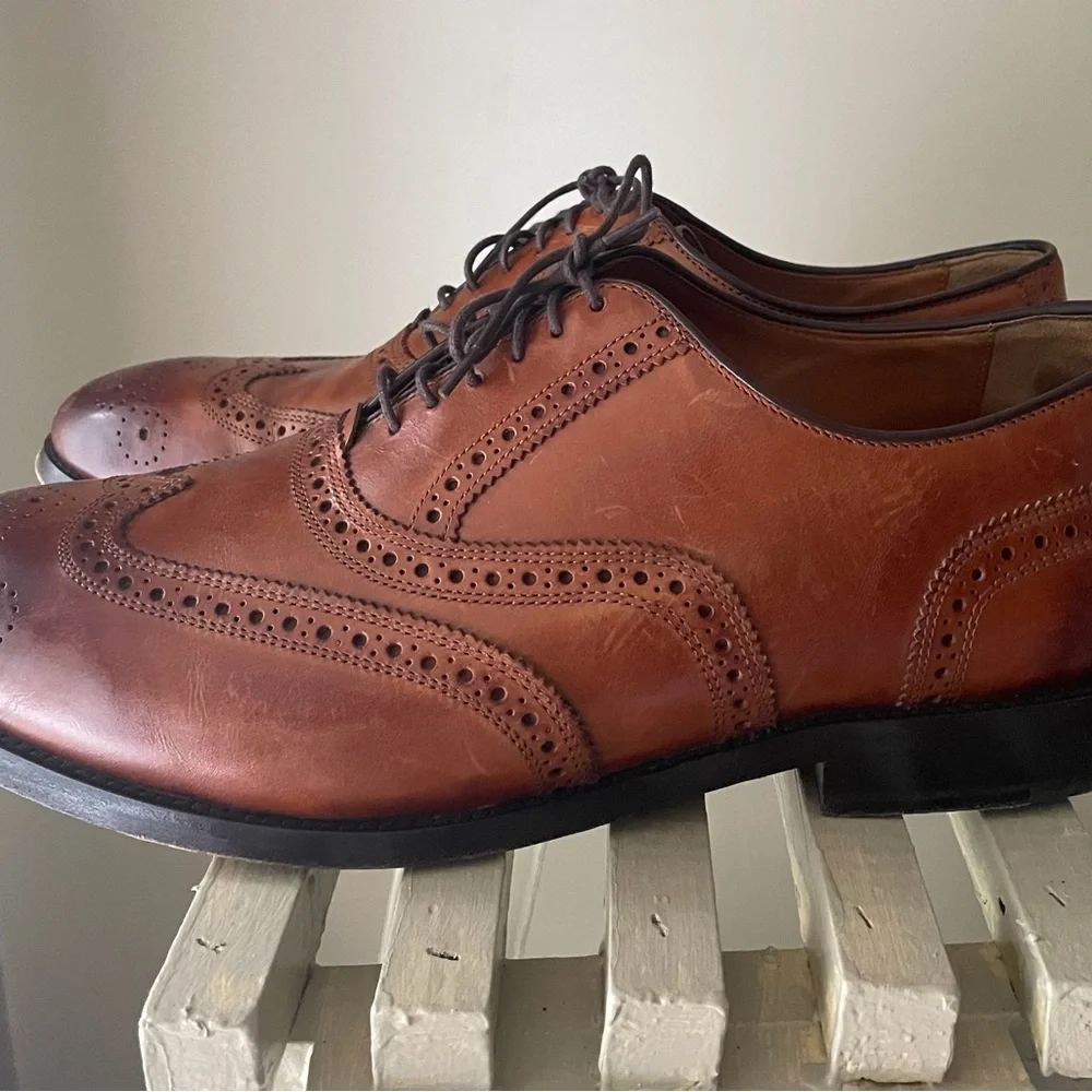 Cole Haan Brown Wingtip Oxford Shoes Size 12EEE